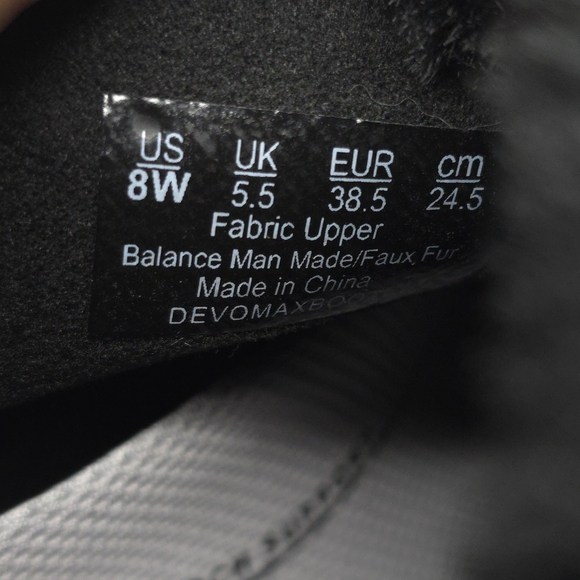 Ryka Boots Devotion Max Black Winter Zip Short Size 8W - Picture 11 of 12